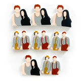 10pcs Sweethearts Brothers Silicone Beads DIY Jewelry Making