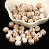 Natural Stone Round Howlite Beads 4-12mm Spun Loose Beads Jewelry Making DIY
