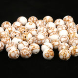 Natural Stone Round Howlite Beads 4-12mm Spun Loose Beads Jewelry Making DIY