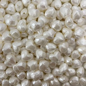 10Pcs 20MM Acrylic Love Heart Beads For Jewelry Making DIY