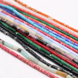 7x13mm Rose Quartz Agate Round Tube Beads for DIY Jewelry Making