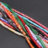 7x13mm Rose Quartz Agate Round Tube Beads for DIY Jewelry Making