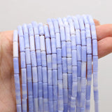 7x13mm Rose Quartz Agate Round Tube Beads for DIY Jewelry Making
