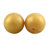 20Pcs 10-20MM Silicone Beads Round Loose Baby Teething Ball DIY Jewelry