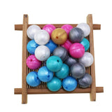 20Pcs 10-20MM Silicone Beads Round Loose Baby Teething Ball DIY Jewelry