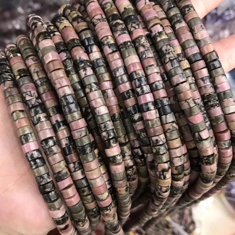 3x6mm Agates Aventurine Spacer Beads for Jewelry Making