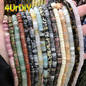 3x6mm Agates Aventurine Spacer Beads for Jewelry Making