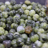 Green Aventurine Agate Stone Pumpkin Beads for Jewelry Making