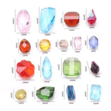 Mixed Faceted Crystal Glass Beads for DIY Jewelry Making