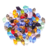 Mixed Faceted Crystal Glass Beads for DIY Jewelry Making