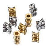 Stainless Steel Spacer Beads Barrel Drum Charms for Jewelry Making DIY