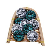 10Pcs Sucker Silicone Beads for Jewelry Making