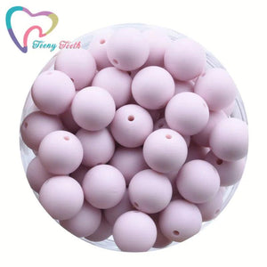 20 PCS 12 MM Round BPA Silicone Beads for Teether Necklace Jewelry Making