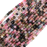 2-3mm Pink Tourmaline Cube Beads Spacer for Jewelry Making DIY
