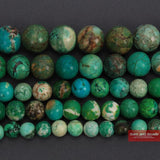 African Green Turquoise Natural Stone Beads 4-12 MM