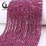 Natural Ruby Stone Beads Faceted Loose Rhodochrosite Apatite Beads