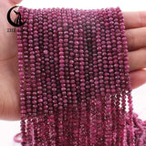 Natural Ruby Stone Beads Faceted Loose Rhodochrosite Apatite Beads
