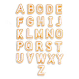 26Pcs Pink Enamel Letter Bead Set for Bracelet DIY Jewelry Making