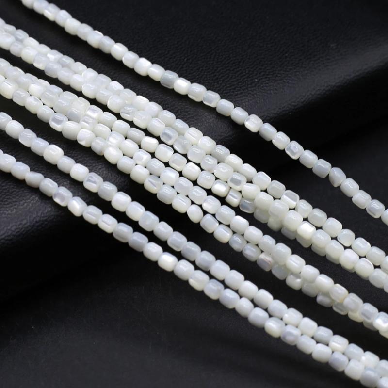 Natural Shell Mother of Pearl Spacer Beads 14''