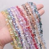 8x10mm Butterfly Crystal Glass Beads Transparent AB Faceted