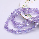 8x10mm Butterfly Crystal Glass Beads Transparent AB Faceted