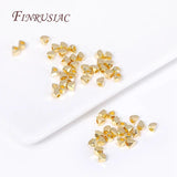 Irregular Rhombus Beads 18K Plated Metal Spacer Beads for Beading