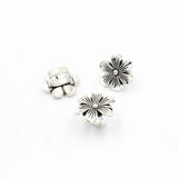 10pc Flower Slider 7x10mm For DIY Bracelet Necklace Watch Chain Making