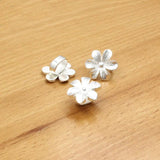 10pc Flower Slider 7x10mm For DIY Bracelet Necklace Watch Chain Making