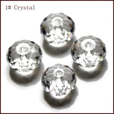 StreBelle AAA 10x8mm Multicolors Crystal Czech Rondelle Beads