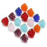Multicolor Grape Glass Beads Lampwork DIY Jewelry Making Accessories