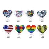 10pc Silicone Bead Printing Pattern Beaded Pen DIY Pearls Nipple Chain Jewelry