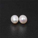 8-9mm Half Drilled Drop Natural Pearls Cultured Oval Pearl Beads