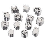 10Pcs Stainless Steel Crown Flower Butterfly Spacer Beads