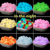 50Pcs 12/15MM Luminous Silicone Beads Glow In The Night DIY Jewelry