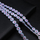 5Pcs 10mm Freshwater Pearl Sunflower Beads Daisy Shell Charms DIY Jewelry