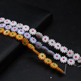 5Pcs 10mm Freshwater Pearl Sunflower Beads Daisy Shell Charms DIY Jewelry