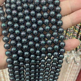 8mm Round Freshwater Pearl Beads Bracelet DIY Jewelry Making