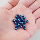 Faceted Round Hematite Beads Natural Stone 2-10mm for DIY Jewelry Making