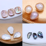 6Pcs AAA Purple Baroque Shaped Pearl for DIY Necklace Jewelry