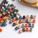 60Pcs Small Claw Clip Colorful Candy Gradient Hair Accessories Kids Hairpins