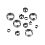 Stainless Steel Spacer Beads Jewelry Accessory DIY Loose Beads