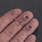 Stainless Steel Spacer Beads Jewelry Accessory DIY Loose Beads