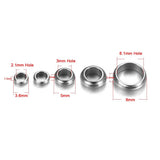 Stainless Steel Spacer Beads Jewelry Accessory DIY Loose Beads