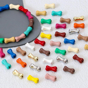 10pcs Alloy Bone Pendant Beads Connectors Jewelry Findings