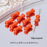 10pcs Alloy Bone Pendant Beads Connectors Jewelry Findings