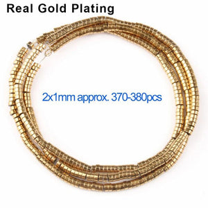 Natural Stone Hematite Spacer Beads for Jewelry Making