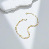 Pearl Charm Bracelet for Women Bridal Jewelry Party Gift