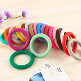 Silicone Ring 65mm Round Pendants Jewelry Making DIY Necklace Accessories