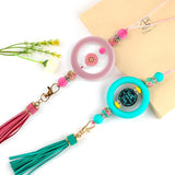 Silicone Ring 65mm Round Pendants Jewelry Making DIY Necklace Accessories