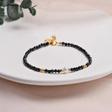 Freshwater Pearl Spinel Crystal Bracelet S925 Sterling Silver Hot Gift Women